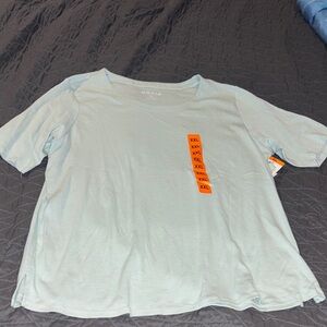 NWT Orvis Sky Blue Casual T-Shirt XXL